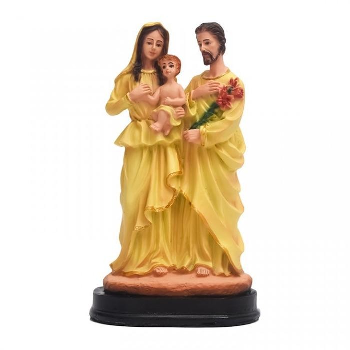 Patung Keluarga Kudus 15cm-Patung Katolik-Patung Rohani Hantaran Pernikahan *