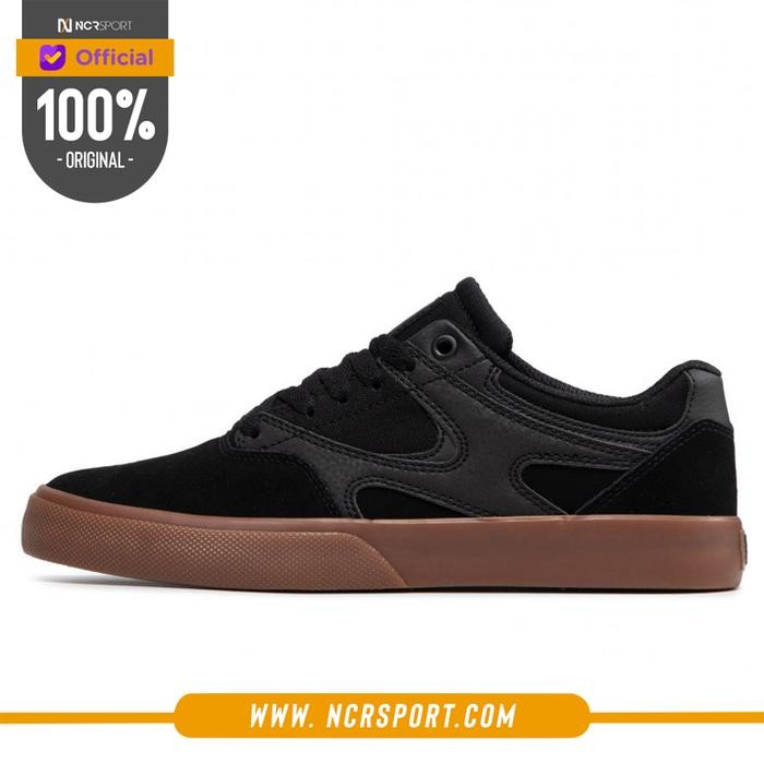 SEPATU SNEAKERS DC SHOES ORIGINAL KALIS VULC BLACK ADYS300569-KKG