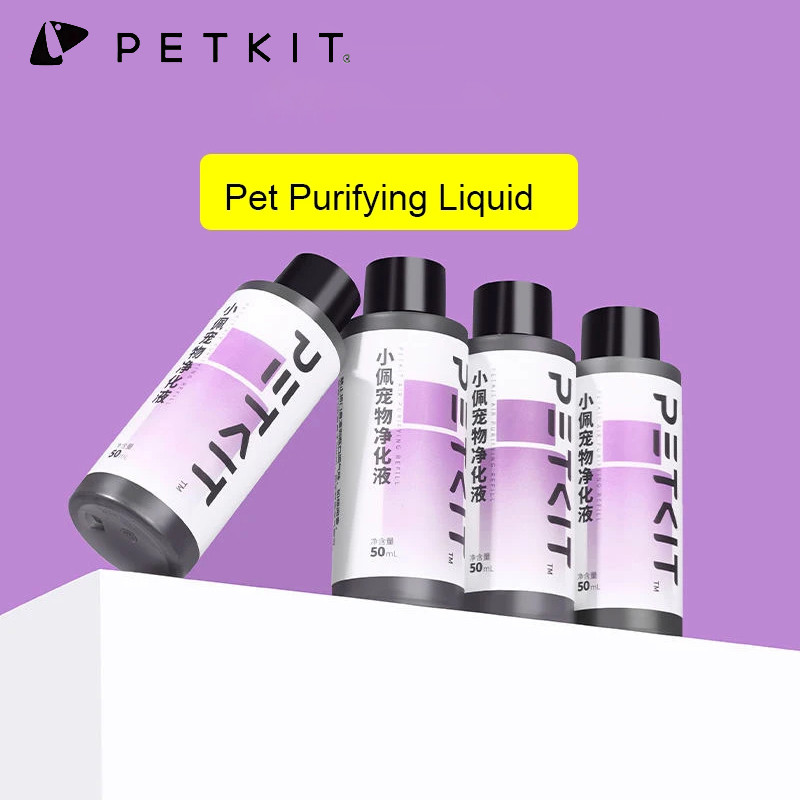 4 bottles replace deodorant liquid for Petkit automatic cat litter box Pure X and Pure max areneros 