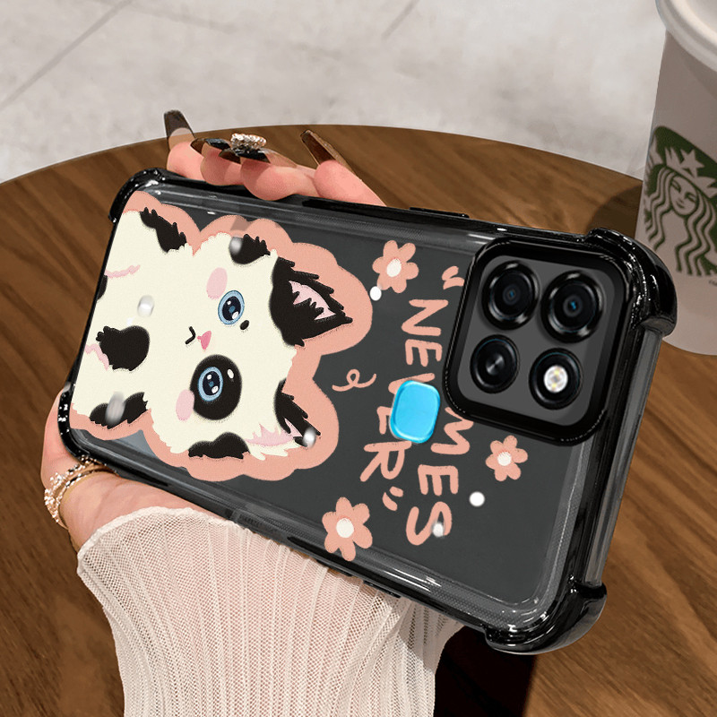 Casing Hp untuk Infinix Smart 6 Case Casing ponsel anak kucing Cesing pelindung Silikon Kesing Softc