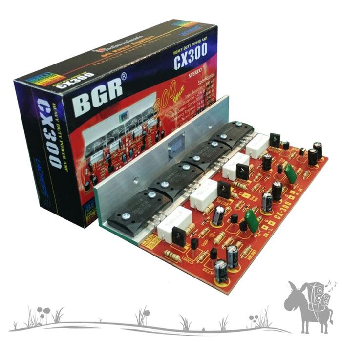 Kit Power Amplifier Ampli Stereo Cx 300 Ocl System (2X1) Bell Bgr