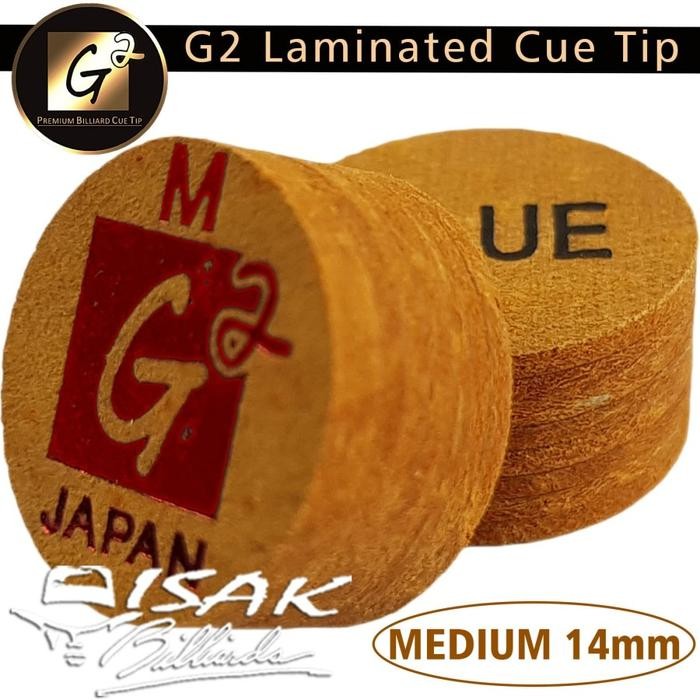 G2 Cue Tip M - Medium Japan Layer Obral Pool Billiard Biliard Stick