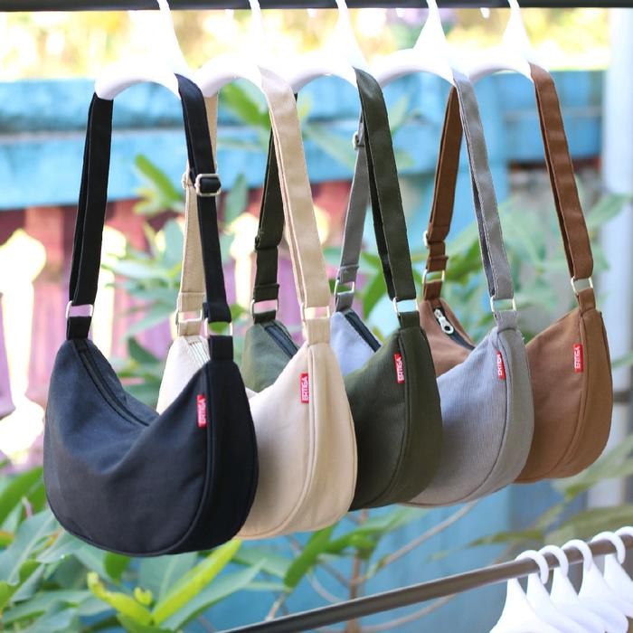 

WR462 shoulder bag bahan kanvas by ertiga Selempang Wanita Slingbag HEMAT