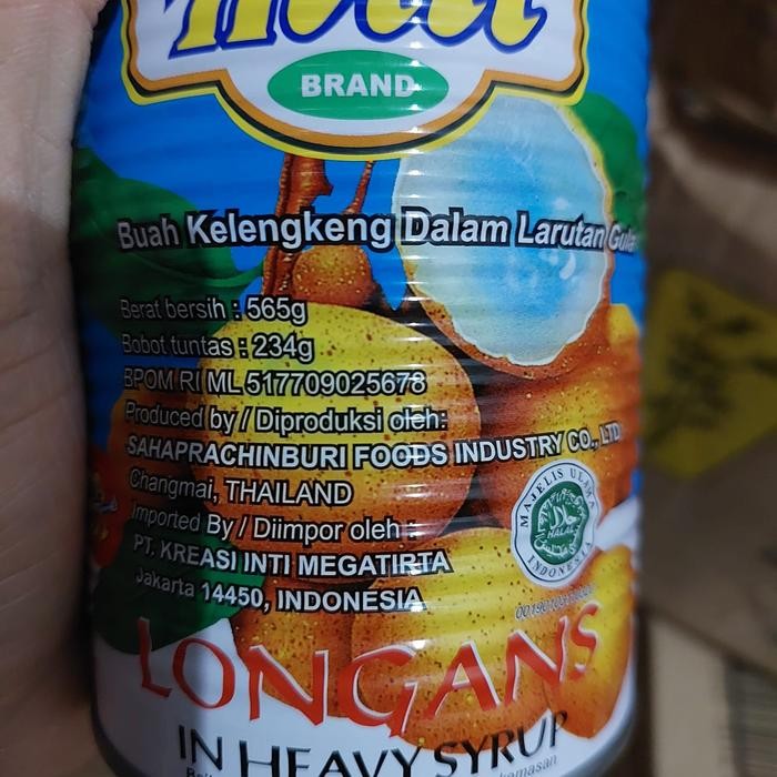 

1 Dus Isi 12 Kaleng Mili Brand Longan In Syrup / Buah Lengkeng Kaleng 565 Gram