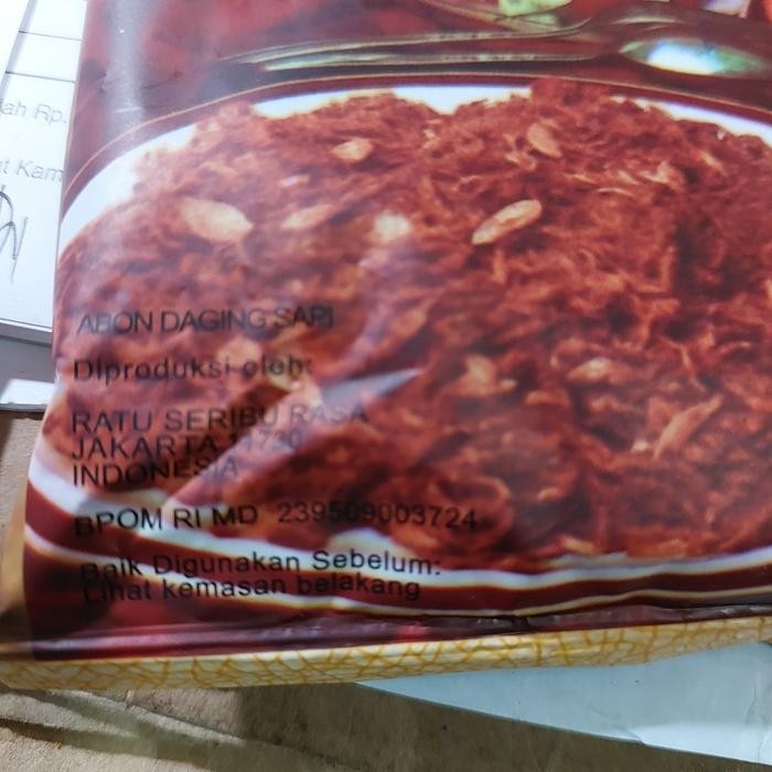 

Abon Sapi Cap Ratu 90 Gram