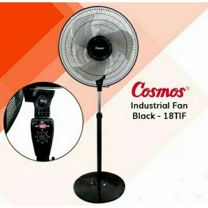 Kipas Angin Besi Cosmos 18 Tif / Stand Fan Cosmos 18Tif Black
