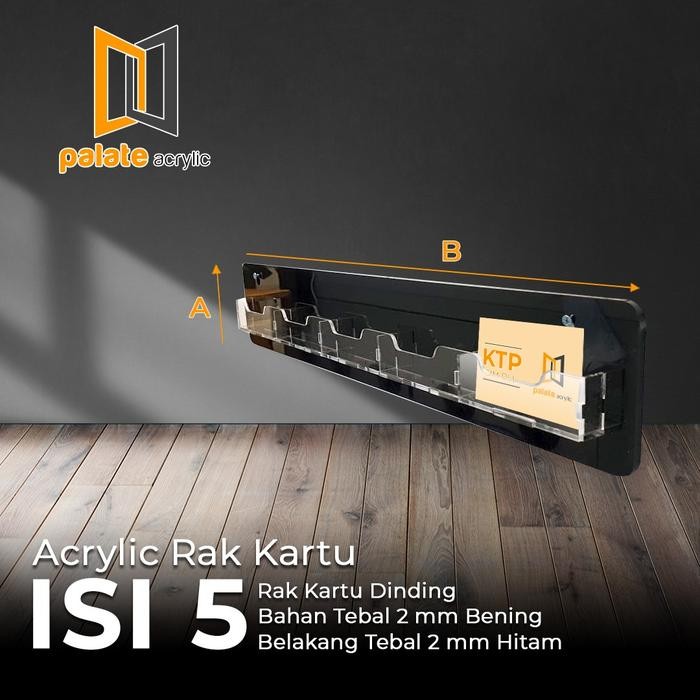 

Akrilik Tempat Kartu / Akrilik Tempat Ktp Isi 5