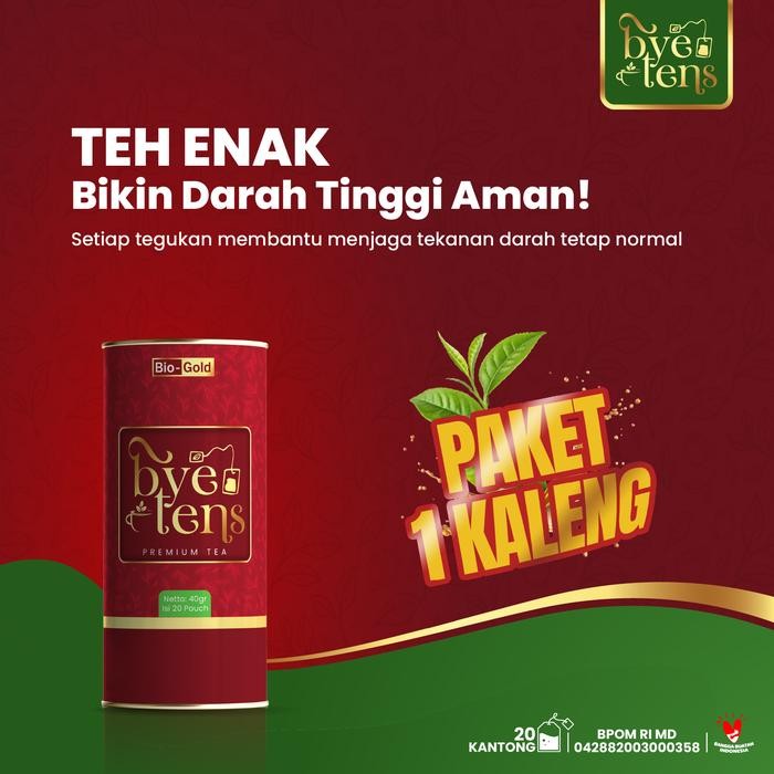

Lecy.store2 Bye Tens Teh Premium Herbal Obat Hipertensi, Kolesterol, Gula Darah, Tekanan Darah
