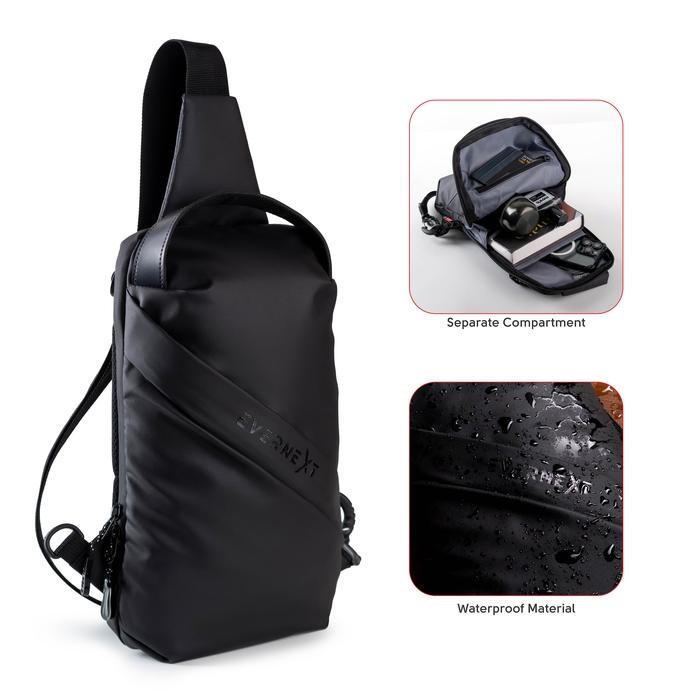 

FH75 EVERNEXT - Tas Selempang Waterproof Pria Sling Bag Pria Anti Air Shouler Bag Pria SALE