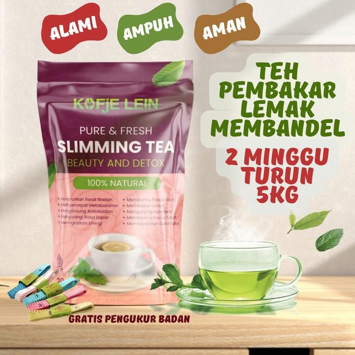 

Teh Diet Pelangsing Pembakar Lemak Ampuh Penurun Berat Badan Alami 20 Kantong