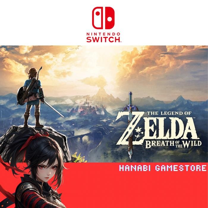 ready game digital nintendo switch the legend of zelda breath of the wild - akun share ready