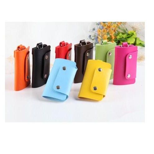 Terlaris - Ronaco Dompet Kunci Kulit Gantungan / 6 Kunci / Gantungan Kunci Mobil