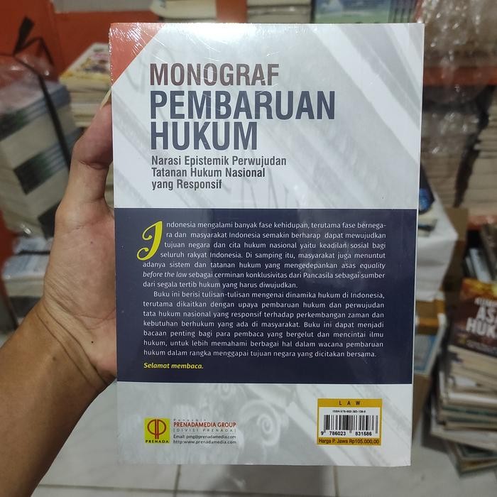 

SALE !!! BUKU MONOGRAF PEMBARUAN HUKUM ORIGINAL -PROF FAISAL READYY