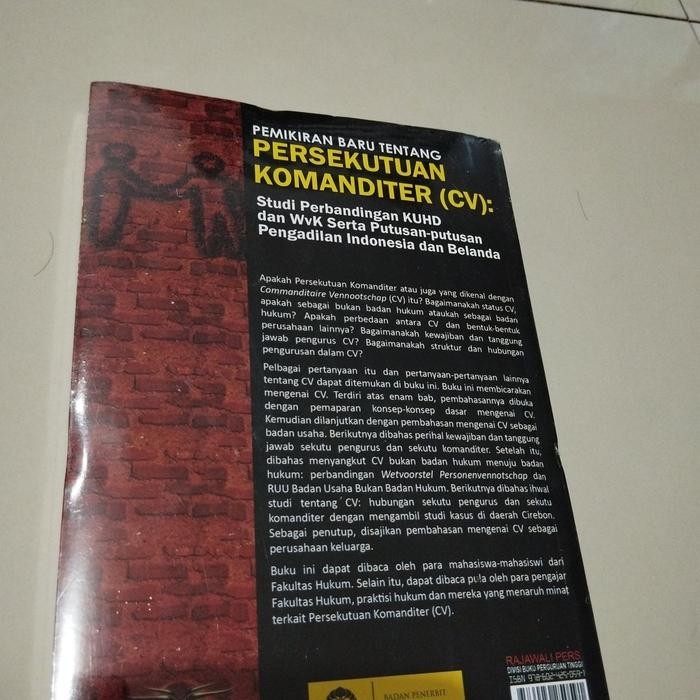 

SALE !!! PEMIKIRAN BARU TENTANG PERSEKUTUAN KOMANDITER (CV) YETTY KOMALASARI READYY