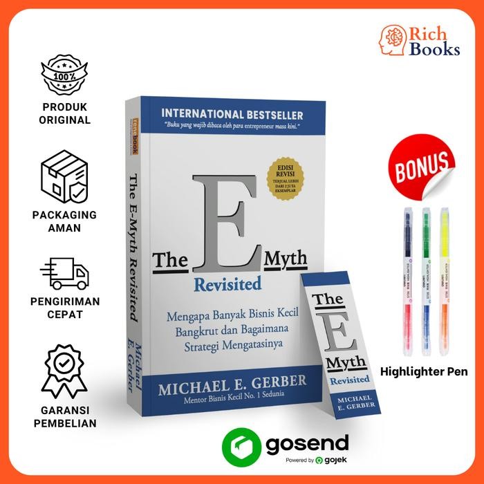 

SALE !!! BUKU THE E-MYTH REVISITED - ICHAEL E. GERBER READYY