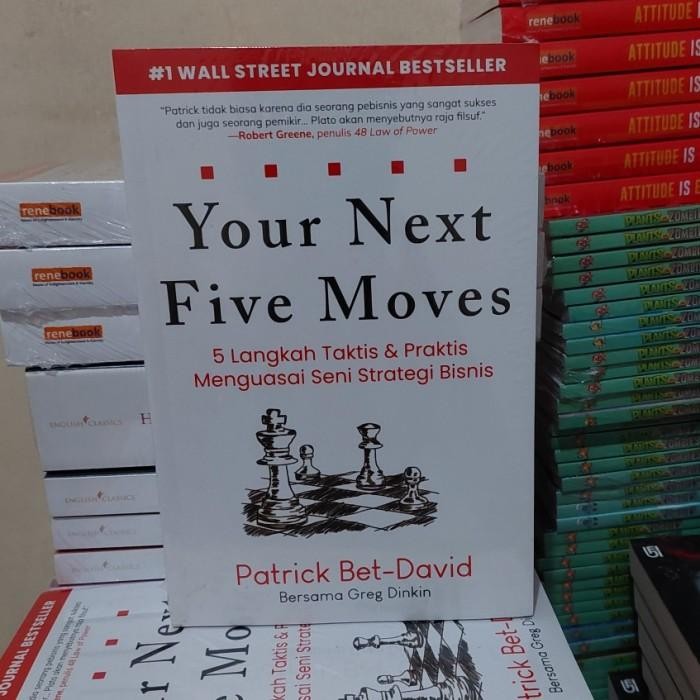 

SALE !!! BUKU YOUR NEXT FIVE MOVES BY PATRICK BET DAVID READYY