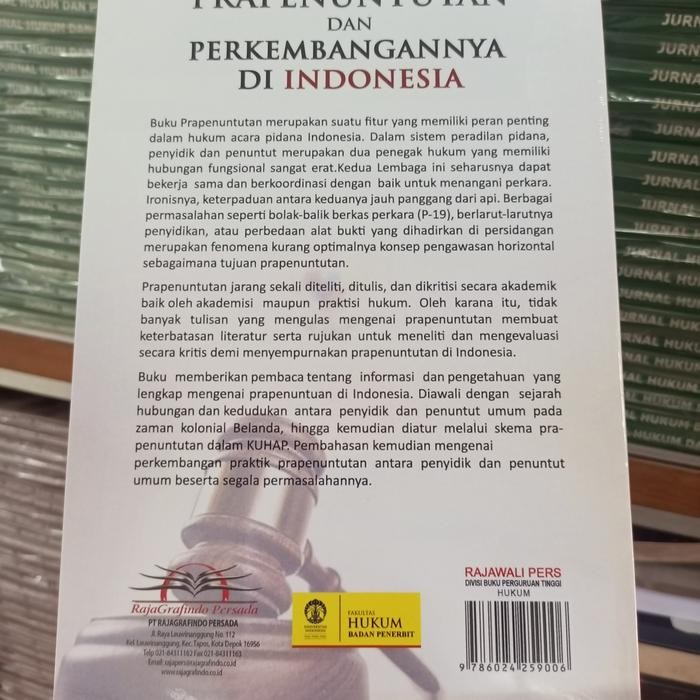 

SALE !!! PRAPENUNTUTAN DAN PERKEMBANGANNYA DI INDONESIA PROF TOPO SANTOSO READYY