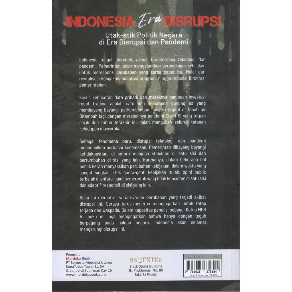 

SALE !!! BUKU INDONESIA ERA DISRUPSI - BAMBANG SOESATYO READYY