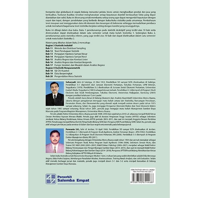 

SALE !!! STATISTIKA UNTUK EKONOMI DAN KEUANGAN MODERN EDISI 3 BUKU 2 READYY