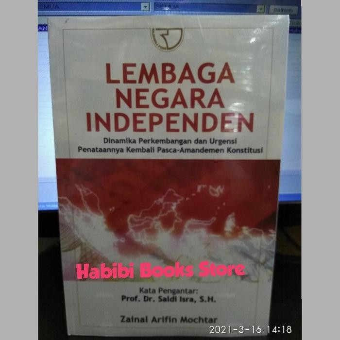 

SALE !!! LEMBAGA NEGARA INDEPENDEN ZAINAL ARIFIN / RAJAWALI READYY