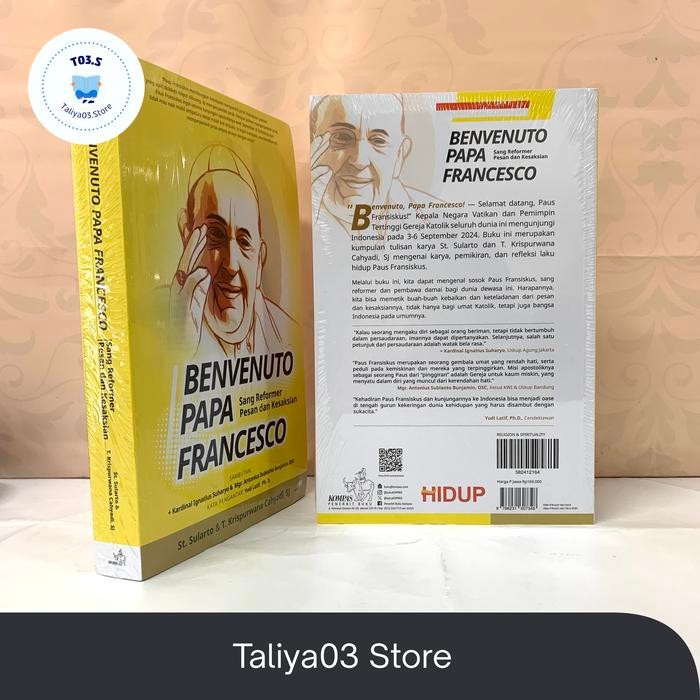 

SALE !!! BUKU BENVENUTO PAPA SANG REFORMER PESAN DAN KESAKSIAN FRANCESCO READYY
