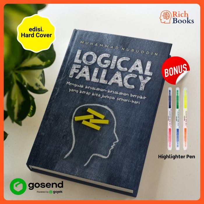 

SALE !!! BUKU LOGICAL FALLACY (EDISI HARD COVER) - MUHAMMAD NURUDDIN READYY