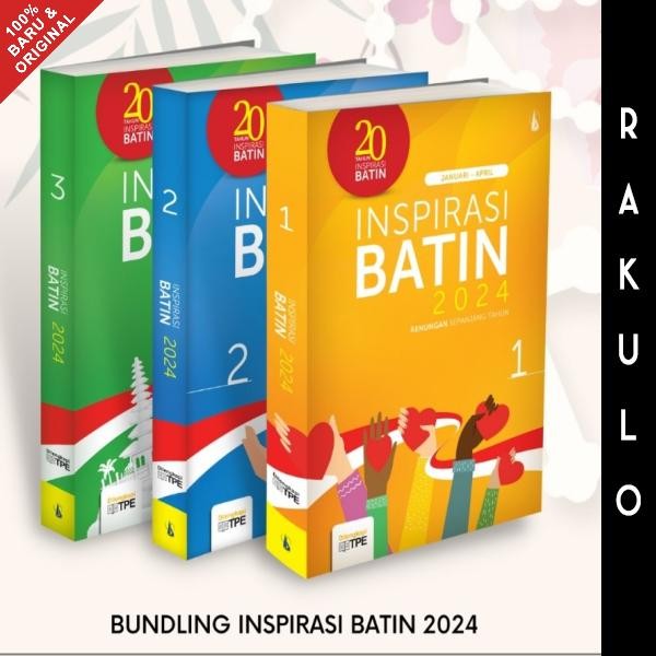 

SALE !!! BUNDLING BUKU INSPIRASI BATIN 2024 JILID 1 2 3 RENUNGAN HARIAN KATOLIK READYY