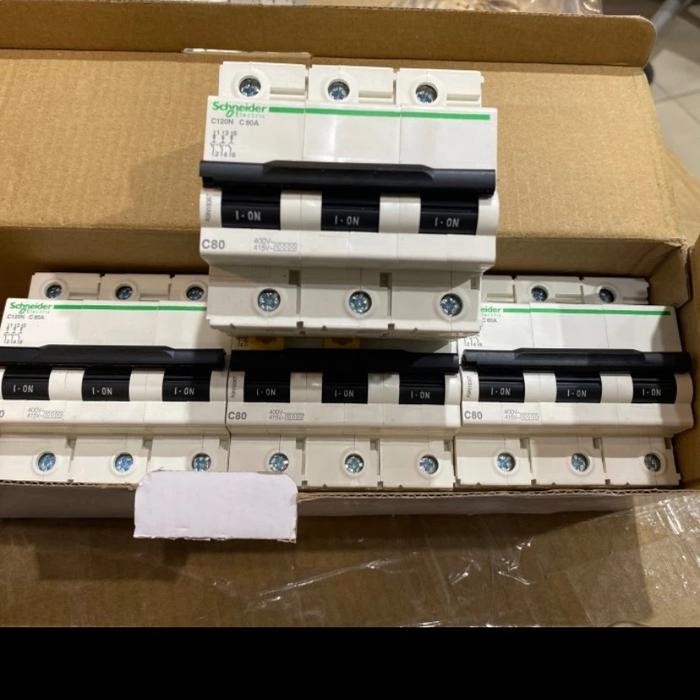 Mcb C120N 3P 80A 100A 125A Schneider