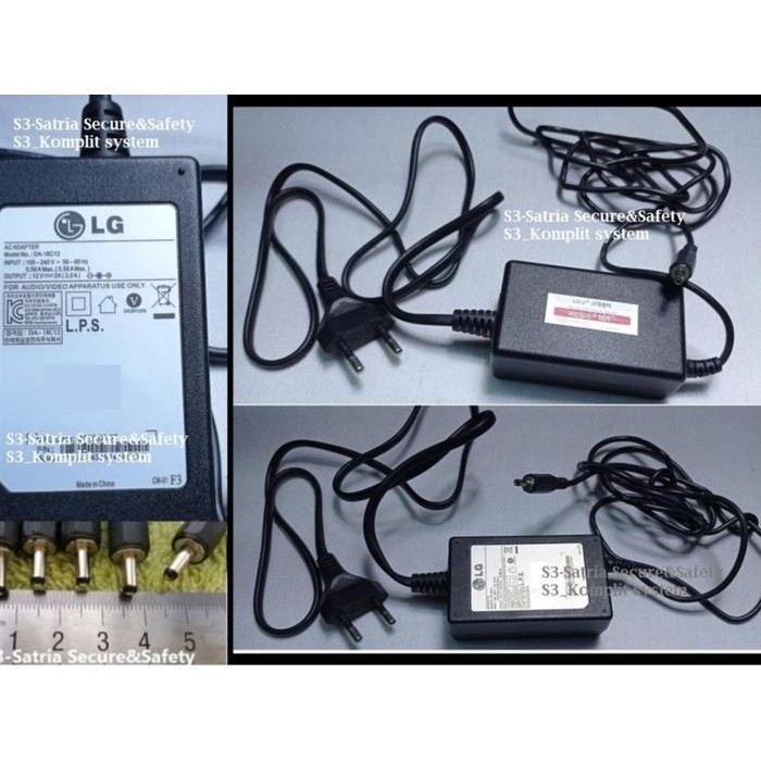 Power Supply 12V 2A Dc Kecil 3.5X1.35Mm Adaptor 12V-2A 3,5 X 1,35 Mm Jack 3,5Mm 3.5Mm 3.5 3,5 Mm X