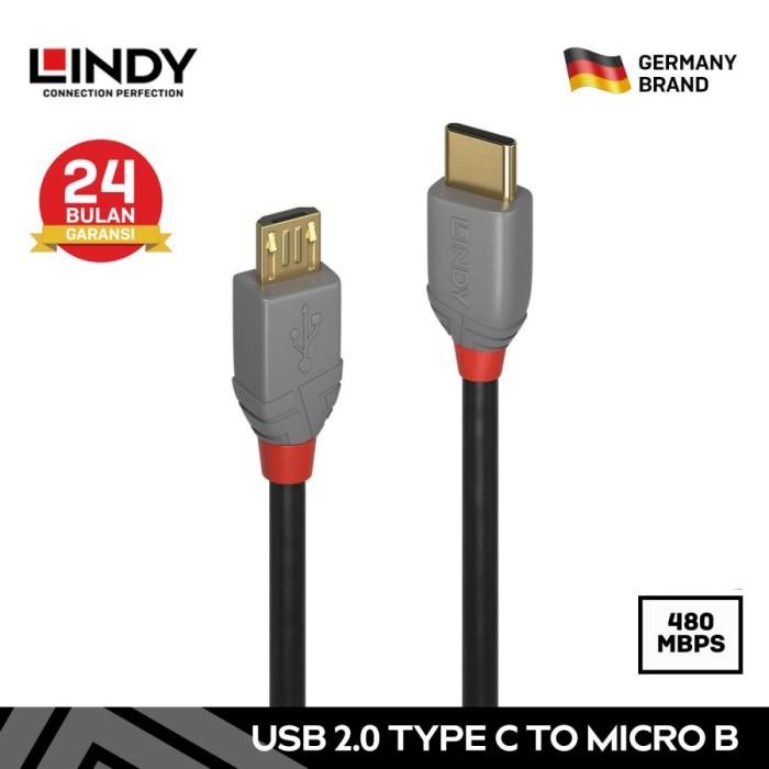 Lindy 36891 1M Kabel Usb Type C To Micro Usb Dac Cable 480Mbps