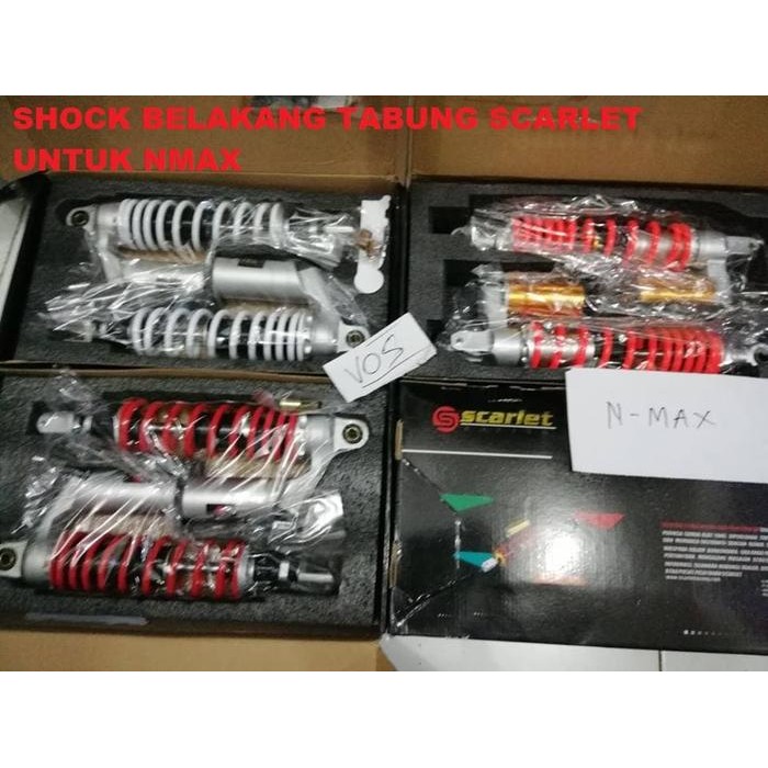 Shock Belakang Nmax Tabung Scarlet Empuk