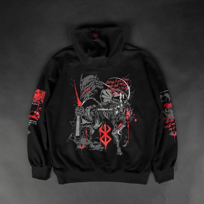 KREMLIN Pullover Hoodie Anime - Berserker