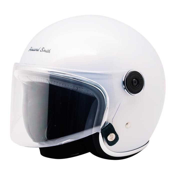 Howard Smith Jetter Retro Helm Half Face - Rose White *