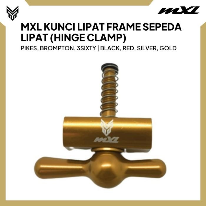 Pacific Wimcycle - Mxl Kunci Lipatan Sepeda Lipat Hinge Clamp Alloy Frame Stainless