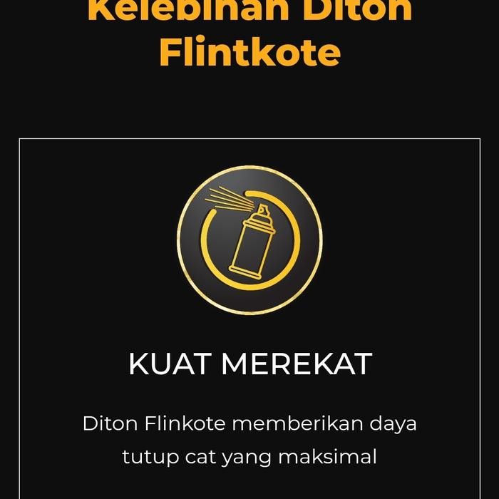 Diton Flintkote Cat Anti Karat 300cc - Perlindungan Optimal & Fleksibel untuk Motor Mobil