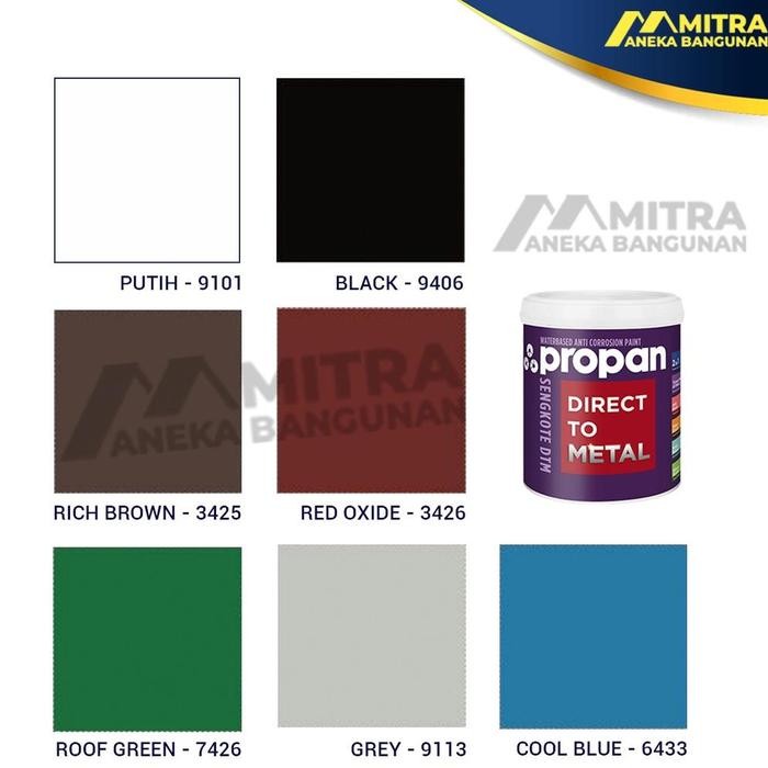 [BISA REQUEST] PROPAN SENGKOTE CAT ANTI KARAT UNTUK SENG METAL GALVANIS SPANDEK BONDEK CAT GENTENG