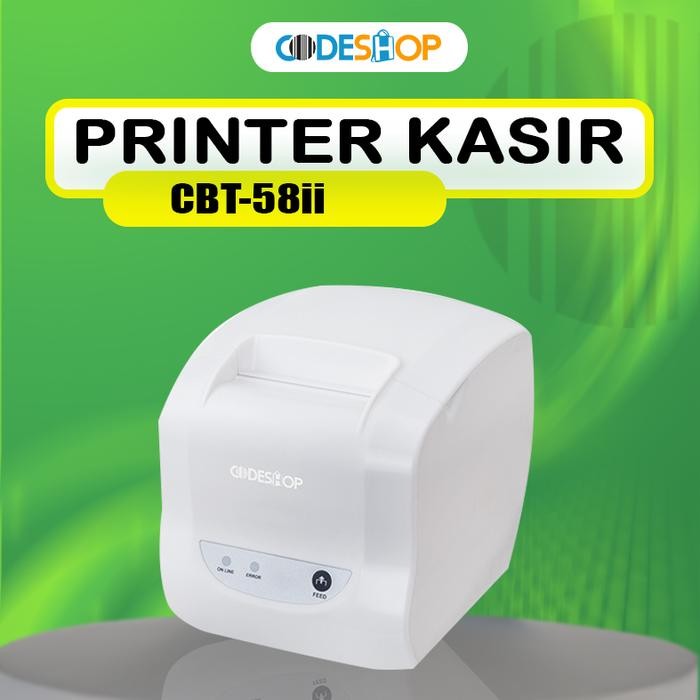 

PRINTER CETAK NOTA KASIR THERMAL CODESHOP CBT58 II