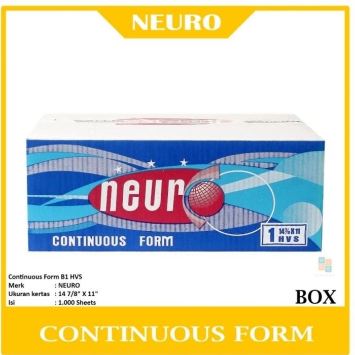 

KERTAS KOMPUTER CONTINUOUS FROM 1 PLY BESAR 14 7/8 X 11 MEREK NEURO