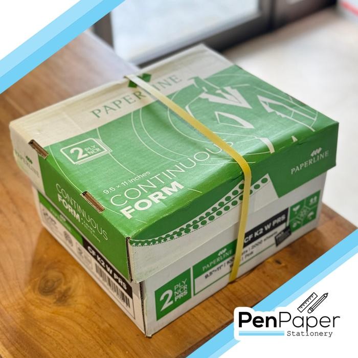 

Kertas Continuous Form 2 Ply PRS kecil warna Paperline faktur invoice