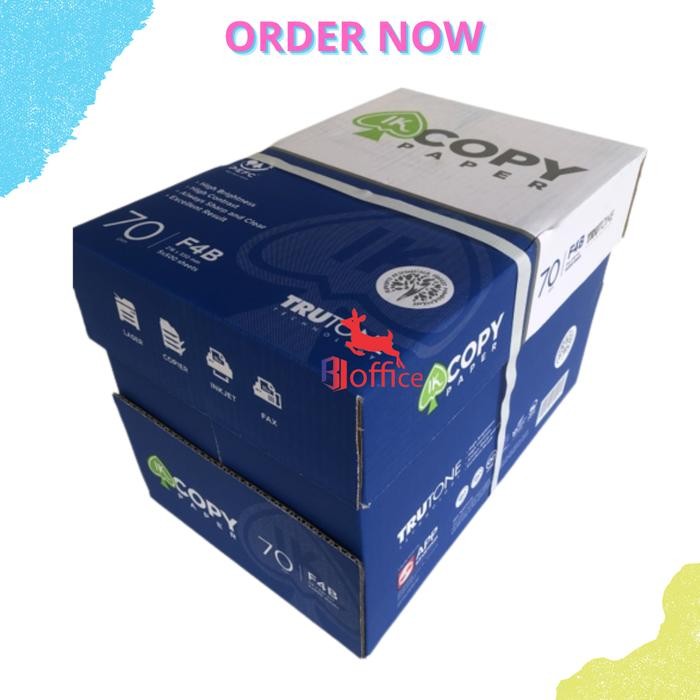 

IK Copy Paper Kertas HVS 70 gram F4 Per Box