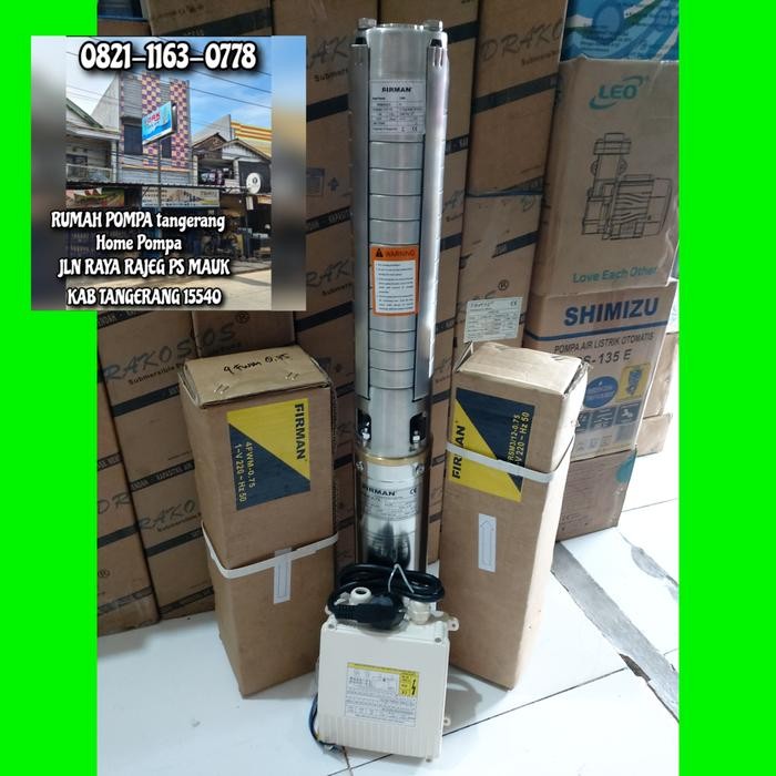 ready POMPA SUBMERSIBLE FIRMAN 1HP 4FRMS3/12 POMPA SATELIT FIRMAN