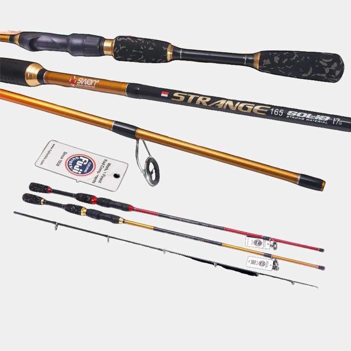 Exori Fishing - Joran Swan Strange Japan Style, Fuji Ring, Solid Trong Material, Reel Seat Bonus