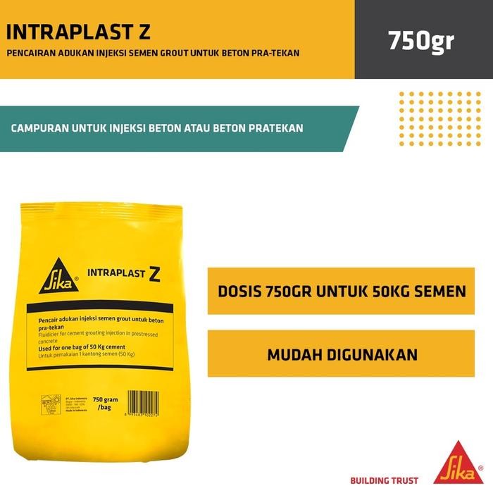 

Stok Baru Sika - Intraplast Z Campuran Pencair Adukan Injeksi Beton 750gr
