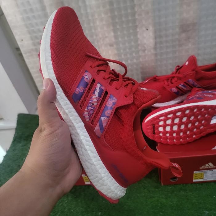 AdidasOriginalUltraboost Dna Cny Red WhiteBnibResmi Terbaru Best Quality 100% Original