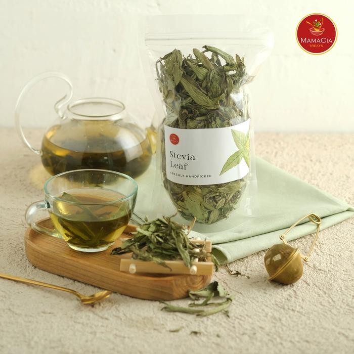 

Mamacia Treats Teh Bunga Stevia Leaf Tea 250 - 1000 Gram