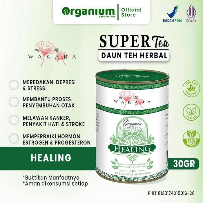 

Supertea Healing WAKABA Teh Herbal Mengatasi depresi dan stres - 30g