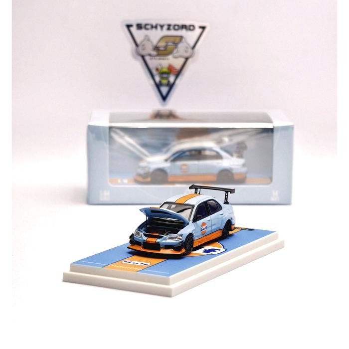 Time Micro Mitsubishi Lancer Evolution EVO IX GULF JDM Japan GT Wing Open Hood Limited Edition