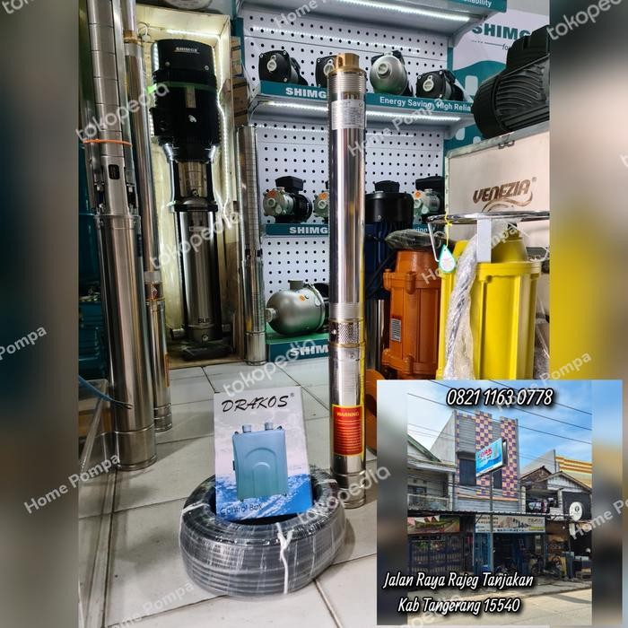 ready POMPA SUBMERSIBLE DRAKOS 0.5HP 3INCH 3DFP2.5/11 SUBMERSIBLE DRAKOS