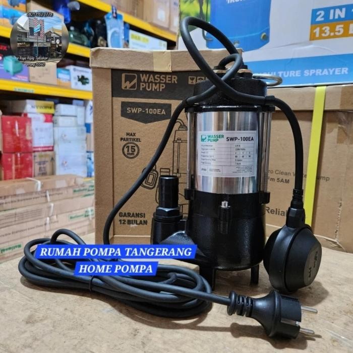 ready POMPA CELUP AIR KOTOR OTOMATIS 100WATT WASSER SWP 100EA