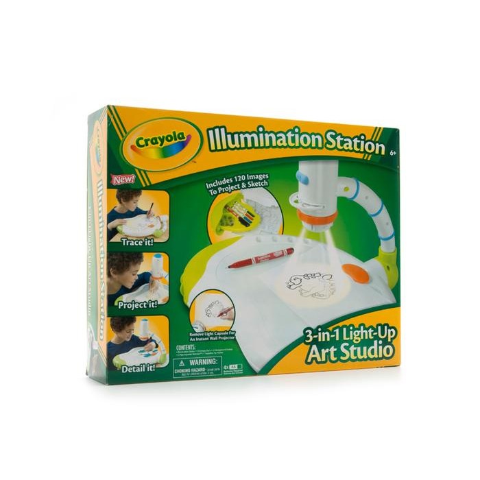 

Crayola Illumination Station 3-In-1 Light-Up Art Studio